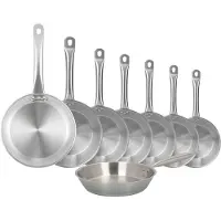 Wellhome 20/22/24/26/28/30/32/34 Cm Stekpanne Set 8 Bitar