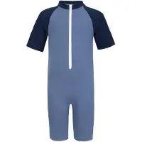 Petit Crabe Badoverall - Nordic/Blue - - 3-4 år (98-104) - Badkläder