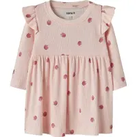 Name it Klänning - Rib - NbffoApple - Vagga Rosa - - 68 - Klänning