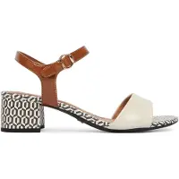 Tamaris Remsandal kräm / karamell / svart