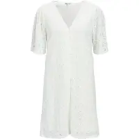Object Laila 2/4 Re V-neck Kortärmad Kort Klänning