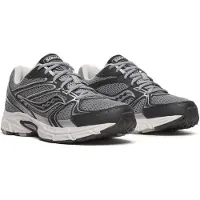 Saucony Låg sneaker 'RIDE MILLENNIUM' silvergrå / mörkgrå / svart