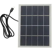 Mtp Products 3W 5V USB-C solcellsladdare för säkerhetsutrustning - vit
