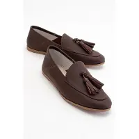 Forever & Always Mona Mjuk Läder Tofs Loafer Dam