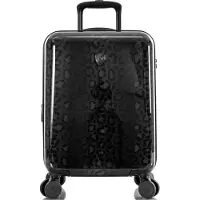 Heys Black Leopard Fashion Spinner resväska 53 cm