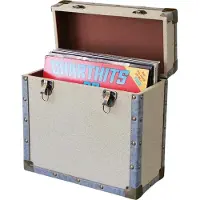 Ginza.se Cream Cloth: LP Record Storage Carry Case Cream Fabric