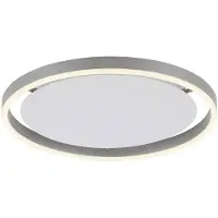 Paul Neuhaus LED taklampa Ritus, dimbar, Aluminium / grå / zink, Vardagsrum / matsal, Aluminium / grå / zink, Modern, LED-taklampa
