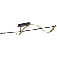 Neuhaus Smart taklampa Q-Swing, dimbar, Svart, Vardagsrum / matsal, Aluminium / grå / zink, Modern, Smarta hem taklampa