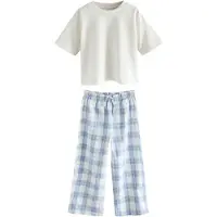 Next Pyjamas duvblå / vit