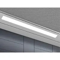 Electrolux 600 LFP616X - Kåpa - teleskopisk - bredd: 59.8 cm - djup: 30 cm - utsug och återcirkulering (-) - grå