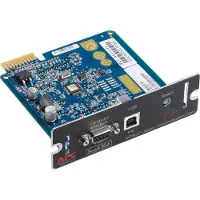 APC Legacy Communications SmartSlot Card - Adapter för administration på distans - SmartSlot - USB, seriell - svart - för Smart-UPS 1000, 750 Smart-UPS RT 10000VA, 3000, 5000 Smart-UPS X 1000, 1500