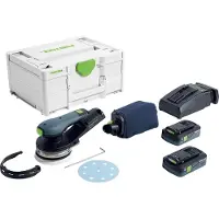 Festool ETSC 2 125 4,0 I-Plus 577736 Excenterslip Batteridriven 18 V Ø 125 mm