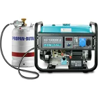 Könner&Sohnen KS hybridgenerator KS 10000E G 7,5kW/230V, bensin/LPG, elektrisk start