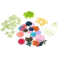 Smoby Kreativt lekset - Blomsterdekoration Refill - 16 st. - - One Size - Kreativt lekset