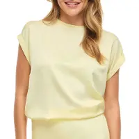 Vila T-shirt 'VIEllette' pastellgul