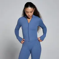 Myprotein MP Women's Tempo Cropped Jacket - Slate Blue - XL