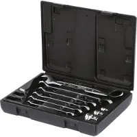 Ks Tools 503.4647 Ring-spärrnyckel-set Nyckelvidd (Metrisk) (för titel) 8 - 19 mm