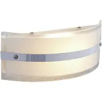 LINDBY LED vägglampa Zinka , Vitt / opal, Vardagsrum / matsal, Glas, Modern, LED-vägglampa, vägglampa inomhus