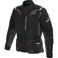 Büse Open Road III Textiljacka Svart/Grå/Röd 110 Herrar sort