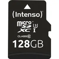 Intenso Professional microSDXC-Kort 128 GB Class 10, UHS-I inkl. SD-adapter