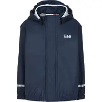 Lego Wear Regnkläder m. Hängslen - PU - LWJivan - Dark Marinblå - - 2 år (92) - Regnkläder