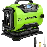 Greenworks Batteri luftkompressor G24IN; 24 V (utan batteri och laddare)