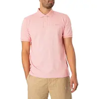 Gant Contrast Piqué Poloshirt Bubblegum Rosa Storlek
