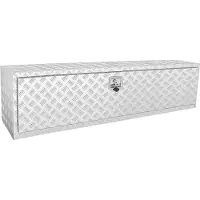 Vevor underredet lastbilslåda, 60"×17"×18" pickupförvaringslåda, kraftig aluminium diamantplatta verktygslåda med lås och nycklar, vattentät släpvagnsförvaringslåda med T-handtagsspärr för lastbil, sk