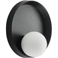 LUCANDE Vägglampa , Andelina, dimbara, Svart, Vardagsrum, Metall, Design