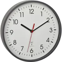 TFA-Dostmann 60.3550.10 DCF Väggklocka 24.5 cm x 42 mm Grå
