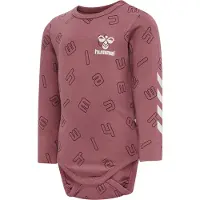 Hummel Body l/ä - hmlAten - Deko Rose - - 1 år (80) - Body L/Ä