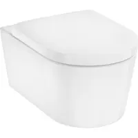 Hansgrohe - EluPura S - Hängande toalettstol/skål - 540 mm - mjukstängande/QR - t/indb.cist - vit - porslin/urea