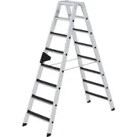 MUNK Günzburger Steigtechnik 41641 Aluminium Klappstege med trappsteg Arbetshöjd (max.): 3.5 m 13.6 kg