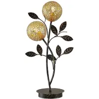LUCANDE Bordslampa , Evory, Svart, Vardagsrum, Metall, Florentinsk