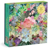 Galison Succulent Mosaic 500 Piece Foil Puzzle