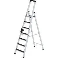 MUNK Günzburger Steigtechnik 41627 Aluminium Klappstege med trappsteg Arbetshöjd (max.): 3.75 m