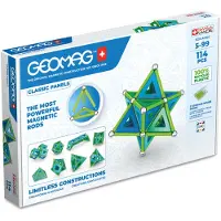 Geomag Magnetset - Classic+ Paneler återvunna - 114 Delar - - One Size - Magnetiska leksaker