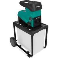 Vonroc Kompostkvarn – 2800W – Ljudlös motor | Inkl. 60L uppsamlingsbehållare