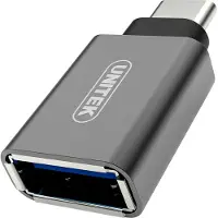 UNITEK Y-A025CGY - USB-adapter - USB-C (hane) till USB typ A (hona) - USB 3.1 Gen 2 - rymdgrå