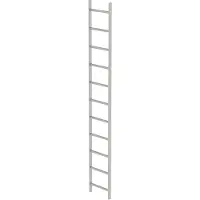 MUNK Günzburger Steigtechnik 63011 Rostfritt stål Schacktstege Montering med verktyg Arbetshöjd (max.): 440 cm