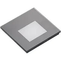 Arcchio LED-inbyggnadslampa Vexi, 7,8 cm x cm, svart, CCT Vexi , dimbar, Svart, Hall, Aluminium / grå / zink, Modern, Väggspotlights