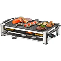 Rommelsbacher RCC 1500 - Grillplatta - elektrisk - krom
