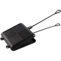 Mustang GRILLJÄRN, smörgåsjärn aluminium, grilljärn aluminium, smörgåsjärn eld