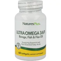 NaturesPlus Ultra Omega 3/6/9, 60 mjukkapslar