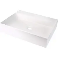 Deante Bänktvättställ I Granit Med Plats För Blandare 50x40 Cm