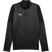 Puma Sport sweatshirt 'TeamCup' grå / svart / vit