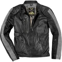 Black-Cafe London Vintage Motorcykelskinnjacka