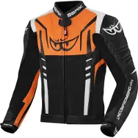 Berik Striper Motorcykel Läderjacka