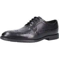 Clarks Ronnie Limit Svarta Läder Skor