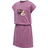 Hummel Klänning - hmlSpace Jam Twilight - Lila m. Tryck - - 4 år (104) - Klänning